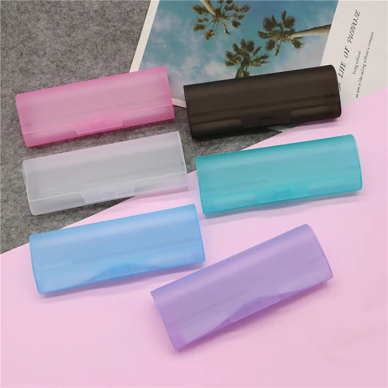 Étui à lunettes ultra léger en verre dépoli rigide, étui à lunettes de soleil portable en plastique, housse de protection et organisateur pour femmes et hommes