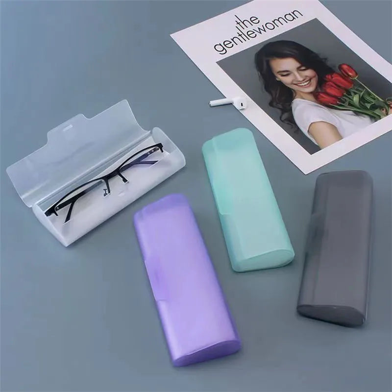 Ultra Light Hard Frosted Glasses Case Plastic Portable Travel Sunglasses Case Cover Protector Organizer For Glasses Women Men