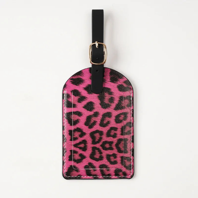 Leopard Print Passport Protective Cover  Travel Passport Holder Wallet Gift PU Leather Card Case Cover Unisex Storage Bag