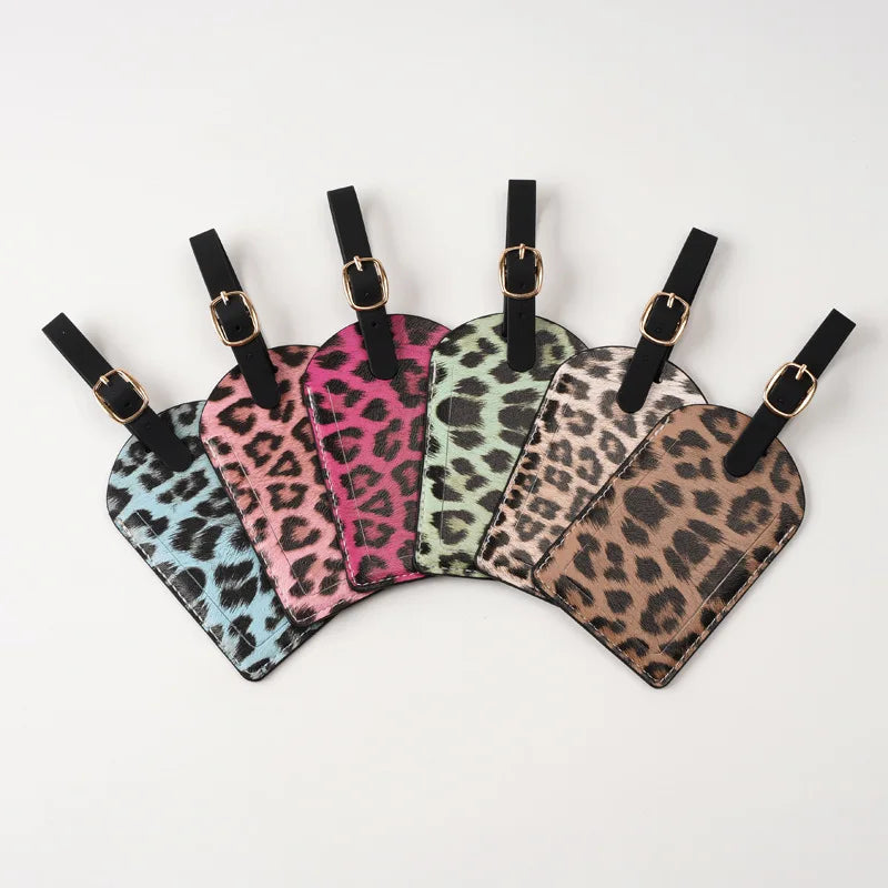 Leopard Print Passport Protective Cover  Travel Passport Holder Wallet Gift PU Leather Card Case Cover Unisex Storage Bag