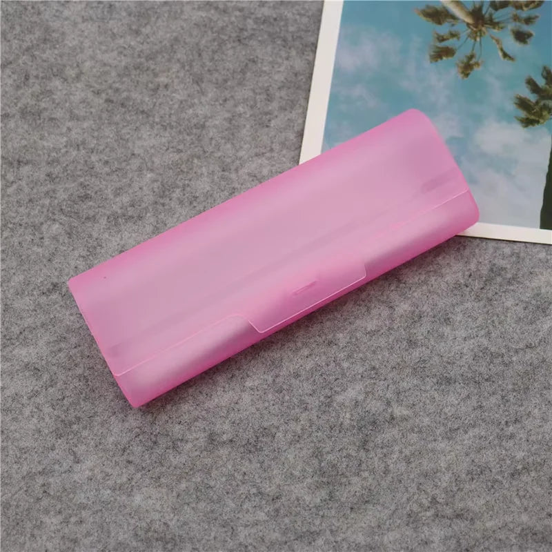 Ultra Light Hard Frosted Glasses Case Plastic Portable Travel Sunglasses Case Cover Protector Organizer For Glasses Women Men