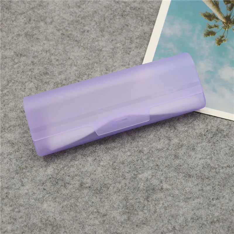 Ultra Light Hard Frosted Glasses Case Plastic Portable Travel Sunglasses Case Cover Protector Organizer For Glasses Women Men