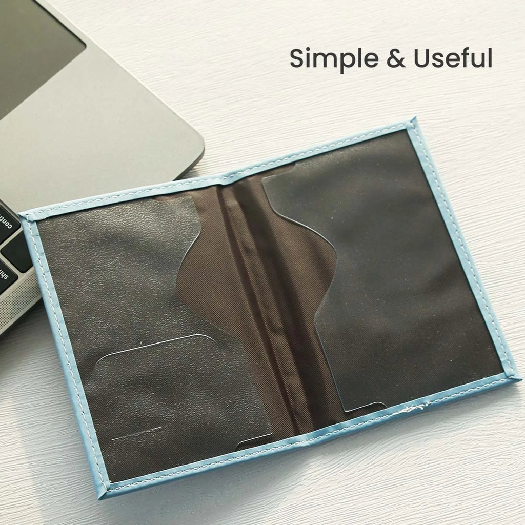 Porte-passeport avec motif cartographique en PU, étui passeport indispensable pour les voyages et les croisières, porte-passeport fin et portable