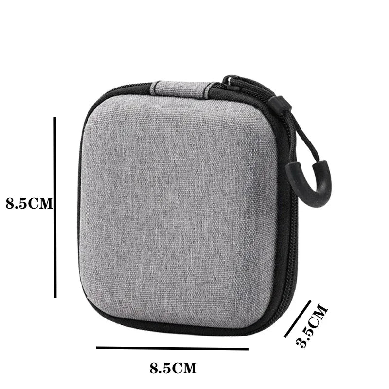 Portable Electronics Organizer Bag for Earphones Charger Cables Hard Drive EVA Hard Shell with Zipper Travel Case Carrying Pouch