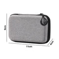 Portable Electronics Organizer Bag for Earphones Charger Cables Hard Drive EVA Hard Shell with Zipper Travel Case Carrying Pouch