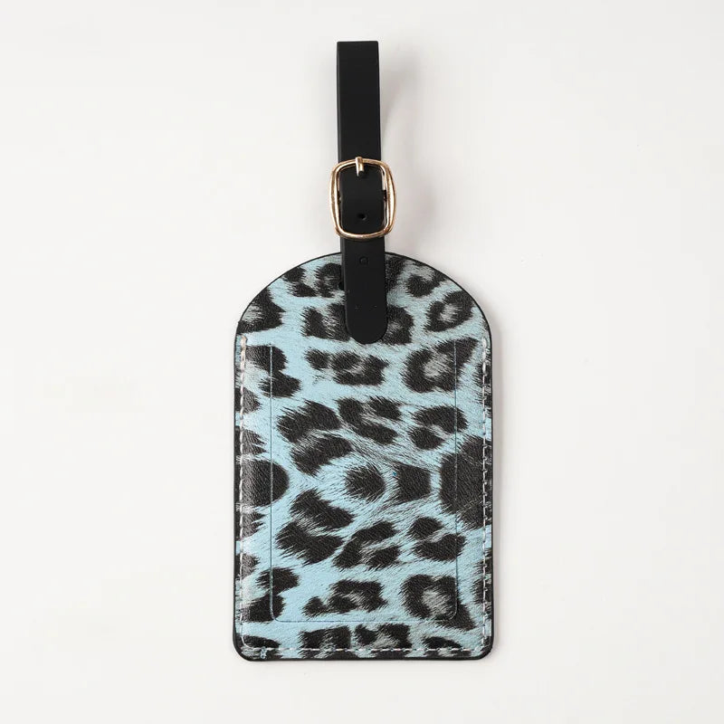 Leopard Print Passport Protective Cover  Travel Passport Holder Wallet Gift PU Leather Card Case Cover Unisex Storage Bag