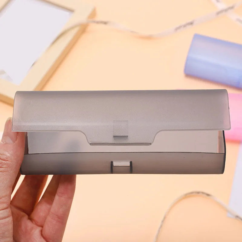 Étui à lunettes ultra léger en verre dépoli rigide, étui à lunettes de soleil portable en plastique, housse de protection et organisateur pour femmes et hommes