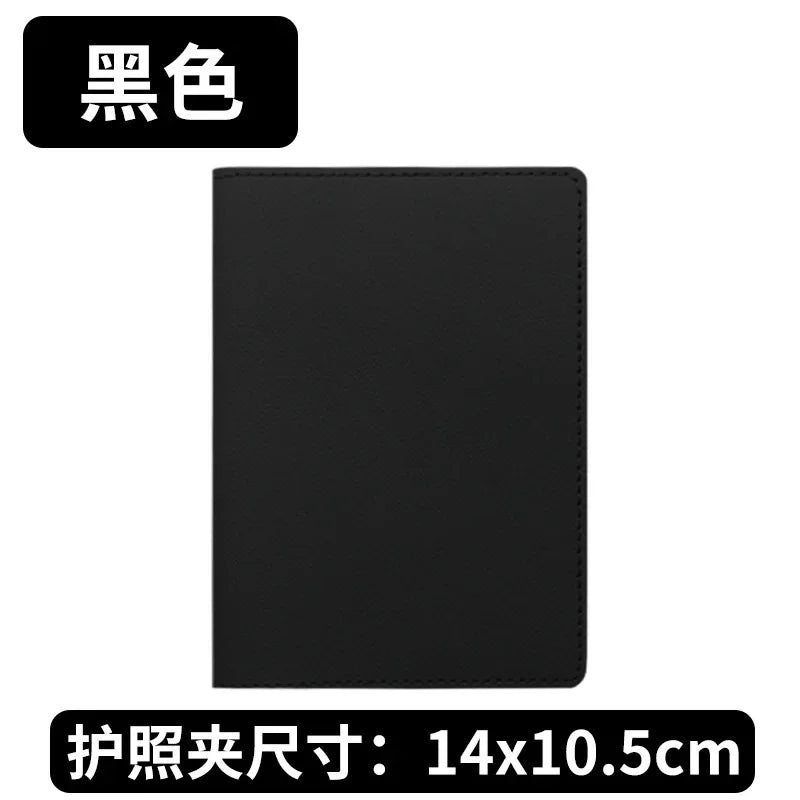 Pu Leather Passport Holder Case Travel Accessories Luggage Tags Bussiness Ticket Holder Passport Cover for Womem Girl
