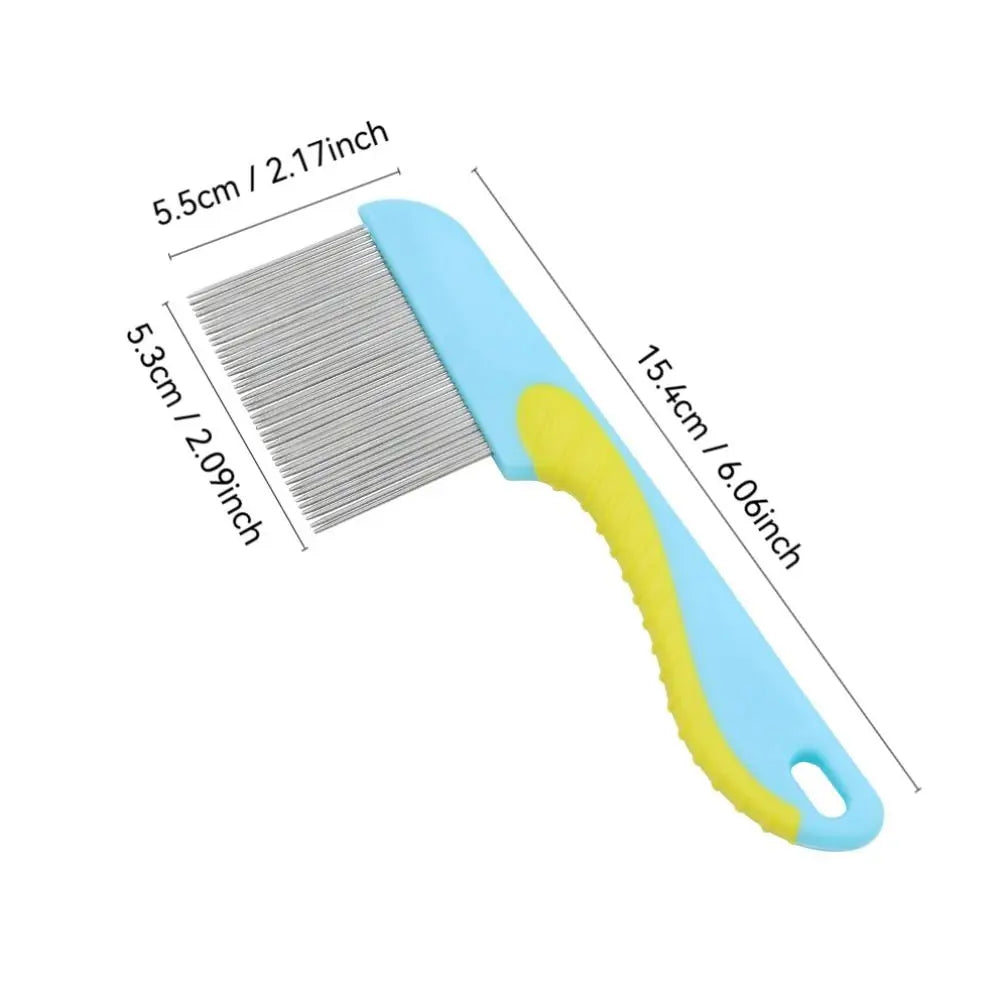 Durable Self Cleaning Dog Grooming Comb Portable Multicolour Hair Remover Brush Cute Cat Massage Comb Pet