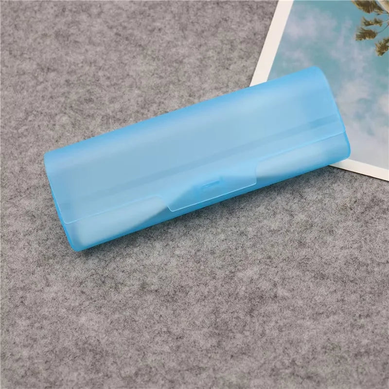 Étui à lunettes ultra léger en verre dépoli rigide, étui à lunettes de soleil portable en plastique, housse de protection et organisateur pour femmes et hommes